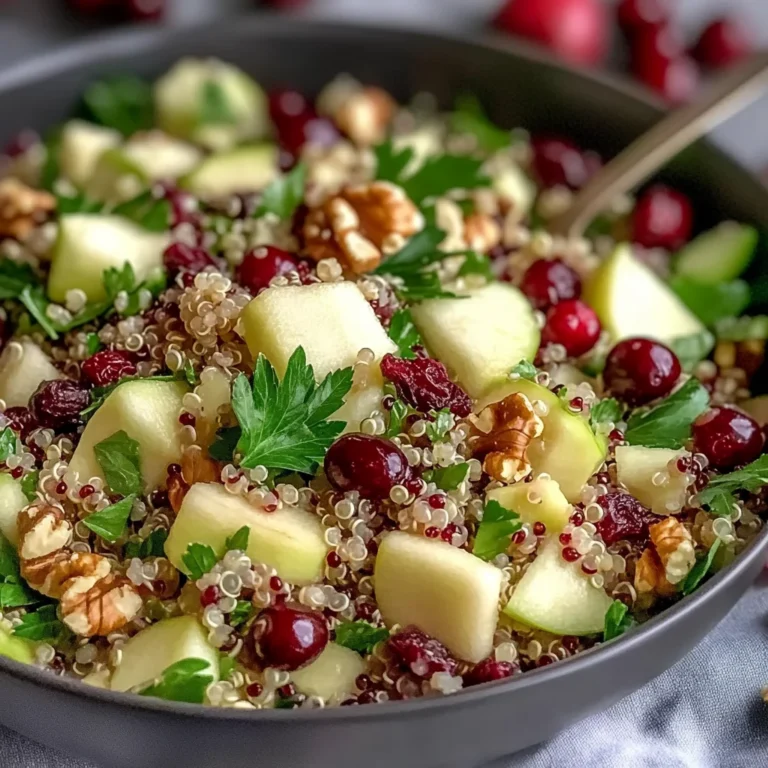 Quinoa Apple Salad: A Fruity, Fresh & Flavor-Packed Favorite